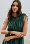 Tie-Up Detail Sleeveless Dress Green - 4