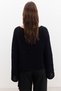 Mesh Knitted Tricot Sweater Black - 7