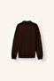 Standard Fit Buttoned Polo Collar Knitwear Sweater D0454Ax26Au - 6