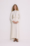 Drapey Long Sleeve Dress Pearl - 2
