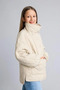 Water Repellent Quilted Stand Collar Jacket Coat Girls H2936A826Au - 3