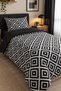 Single Size Fitted Sheet Duvet Cover Set |   Cotton