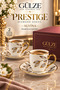 Prestige / Diomand Series / Alvina Model 2-Person Coffee Cup Set (Fine Bone Porcelain) - 6