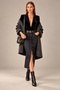Women's Deep V Neck Long Sleeve Italian Velvet Snap Bodysuit Body - 7