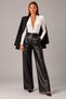 Women's Deep V Neck Long Sleeve Italian Velvet Snap Bodysuit Body - 8