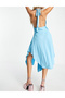 Rochie medie, Albastru - 3