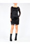 Rochie scurta, Negru - 5