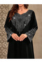 Rochie lunga, Negru - 3