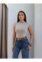Belted Cuffed Cut-Off Orj Jeans - 3