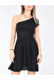 Rochie scurta, Negru - 5