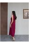 Draped Gold Accessory Dress - 6