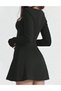 Rochie scurta, Negru - 6