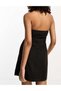 Rochie scurta, Negru - 3