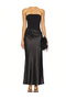 Rochie lunga, Negru - 3