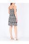 Rochie scurta, Alb/Negru - 3