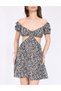 Rochie scurta, Negru - 5