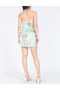 Rochie scurta, Turcoaz - 3