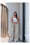 Wide Leg Side Stitched Jeans - 4