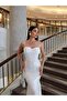 Eh Collection Floral Embroidered Tulle Event Dress - 7