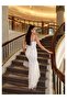 Eh Collection Floral Embroidered Tulle Event Dress - 5