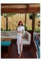 One-Sleeve Textured Beach Dress E.H Collection - 2