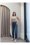 High Waist Balloon Leg Jeans - 2