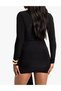 Rochie scurta, Negru - 3