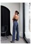 High Waist Belted Wide Leg Jeans - 5