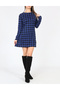 Rochie, Albastru/Negru - 4