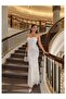 Eh Collection Floral Embroidered Tulle Event Dress - 4