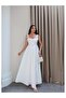 Heart Neckline Dress with Back Tie Detail - 6