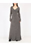 Rochie lunga, Gri - 5