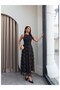 Floral Embroidered Zero-Sleeve Tulle Dress - 4