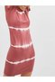 Rochie scurta, Roz pudra inchis - 3