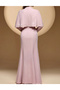 Rochie lunga, roz - 4