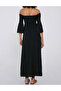 Rochie lunga, Negru - 3