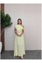 Shoulder Gathered Detail Dress - 4