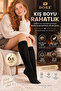 Original Women's 6 Pairs of Premium Cotton Below-Knee Socks, Non-See-Through, Opaque, Non-Rubberized, Non-Pressing, Non-Marking, Breathable, Skin-Friendly, Soft Textured, All-Day Comfort, Luxury Women's Socks |   6-Pack - Black