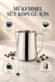 Stainless Steel Milk Pot 1000ml - Barista Pitcher and Latte Art Milk Frothing Pitcher - 3