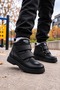 Teki̇ner Genuine Leather and Fur Boys' Boots Orthopedic