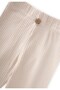 Ribbed Leggings 5-10 Years Light Beige - 3