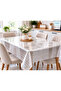 Transparent Patterned Tablecloth, Thin Transparent Protective Cover, Wipeable Flexible Table Cover - 2