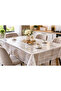 Transparent Patterned Tablecloth, Thin Transparent Protective Cover, Wipeable Flexible Table Cover - 4