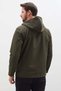 Hooded Wind and Water Resistant Coat with Pockets - 8