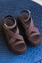 Women's Turam Thick-Soled Sandals - Brown - 4