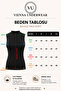 Women's Half Turtleneck Bodysuit Set of 3 Zero Sleeve Cotton (95% Cotton 5% Elastane) - 3