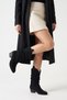 Women's Hector Bellows Detail Low Heel Cowboy Black S - Black - 2