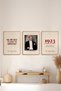 3-Piece Set of Ataturk Portrait and Quotes Framed Painting Set 29 October Republic Wall Decor Triata02