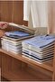 Pamit Home 8 Pieces Practical Layered Closet Organizer for Shirts, T-Shirts, Pants, Clothes, Wardrobe Organizer Rack - 3