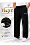 Men's Combed Cotton Fabric Embroidered Wide-Leg Comfortable Sweatpants with Side Stripes and Pockets